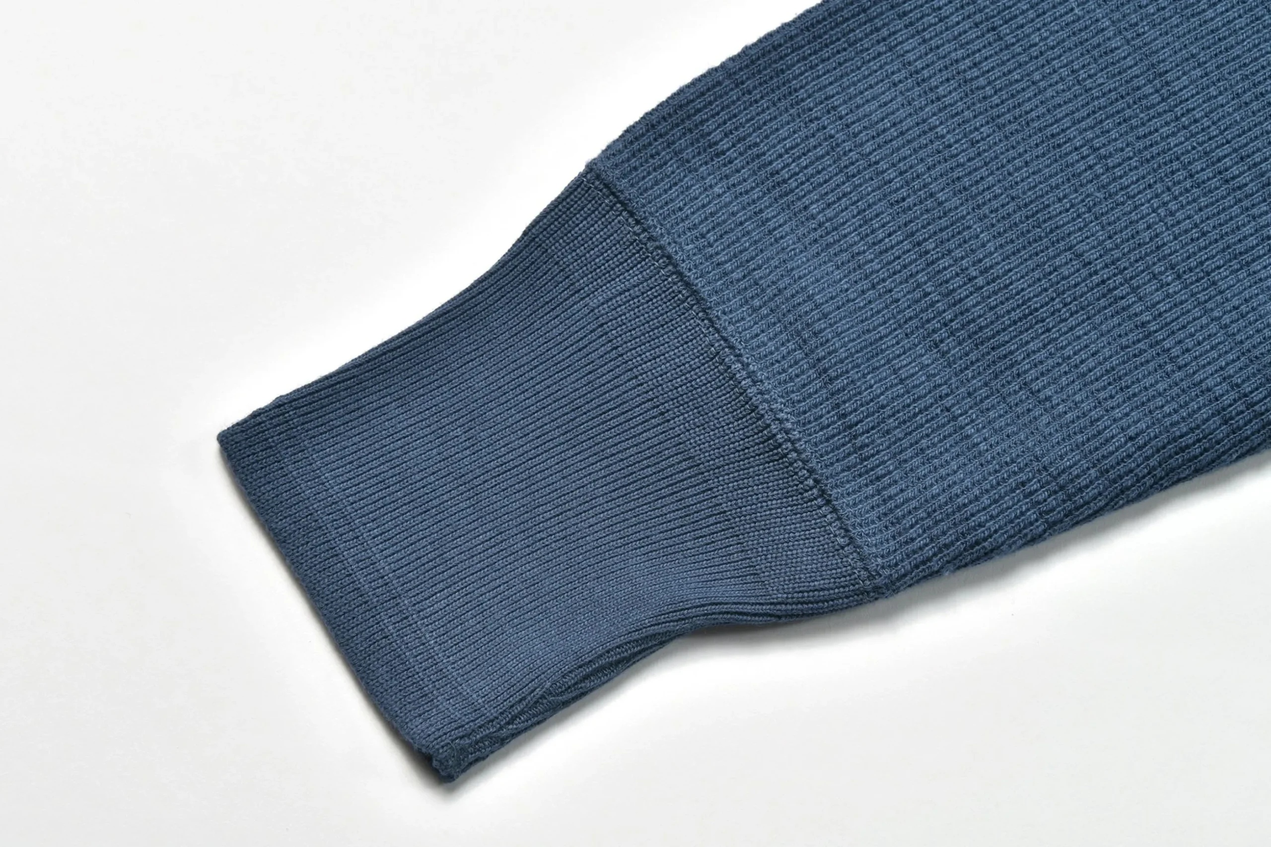 Thermal Shirts-Joe McCoy Western Cardigan Stitch Henley Shirt 125 Cobalt