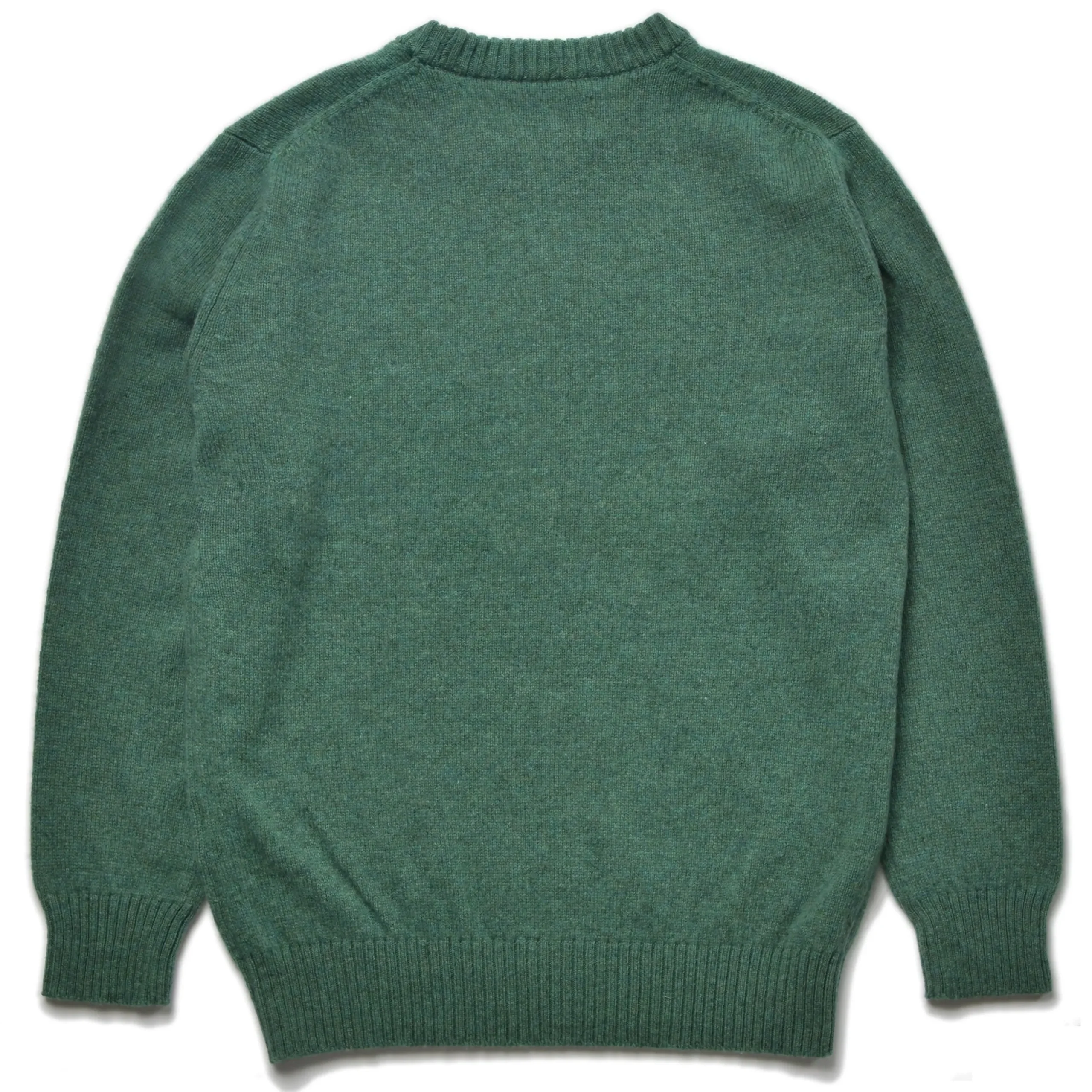 Knitwear-Joe McCoy Wool Crew Neck Sweater K.Green
