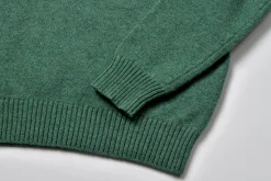 Knitwear-Joe McCoy Wool Crew Neck Sweater K.Green