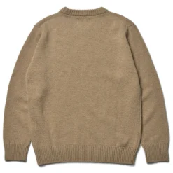 Knitwear-Joe McCoy Wool Crewneck Sweater 041 Beige