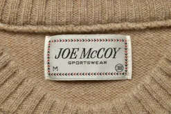 Knitwear-Joe McCoy Wool Crewneck Sweater 041 Beige