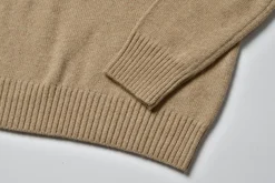 Knitwear-Joe McCoy Wool Crewneck Sweater 041 Beige