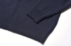 Knitwear-Joe McCoy Wool Crewneck Sweater 140 Navy