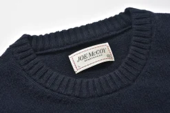 Knitwear-Joe McCoy Wool Crewneck Sweater 140 Navy