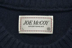 Knitwear-Joe McCoy Wool Crewneck Sweater 140 Navy