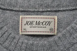 Knitwear-Joe McCoy Wool Crewneck Sweater 020 Gray