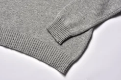 Knitwear-Joe McCoy Wool Crewneck Sweater 020 Gray