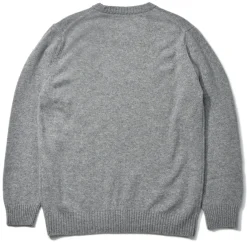 Knitwear-Joe McCoy Wool Crewneck Sweater 020 Gray