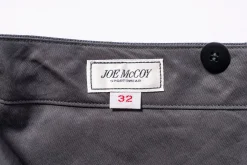 Pants-Joe McCoy Wool Oxford Bags Gray