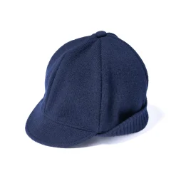Hats-Joe McCoy Wool Rowing Knit Cap Navy