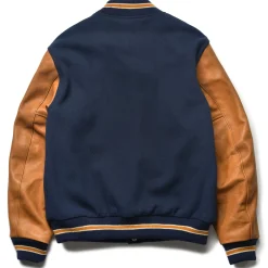 Recreation-Joe McCoy Wool Varsity Jacket 124 Midnight Blue