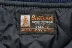Recreation-Joe McCoy Wool Varsity Jacket 124 Midnight Blue