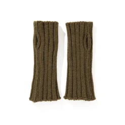 Gloves-The Real McCoy's Wool, Wristlet 150 Olive