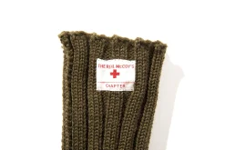 Gloves-The Real McCoy's Wool, Wristlet 150 Olive