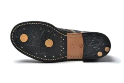 Footwear-Joe McCoy Work Boots 'Bear Head' 030 Black
