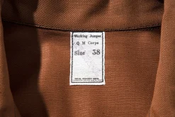 Military-The Real McCoy's Ww1 Fatigue Coat Brown