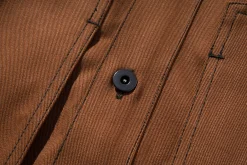 Military-The Real McCoy's Ww1 Fatigue Coat Brown