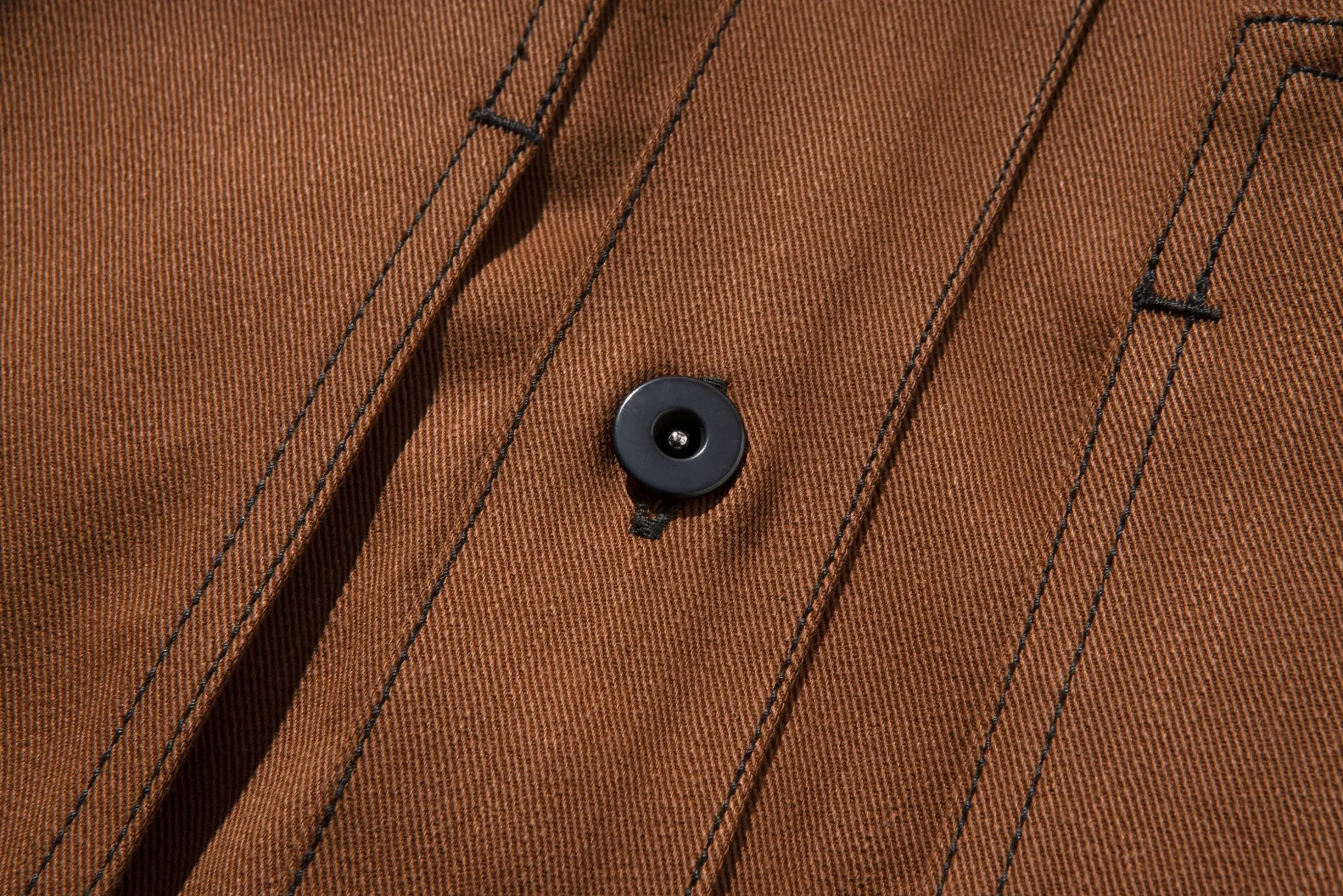 Military-The Real McCoy's Ww1 Fatigue Coat Brown