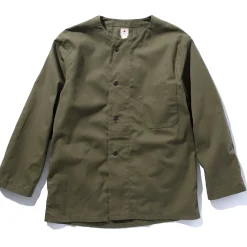 Shirts-The Real McCoy's Ww2 Hbt Pajama Shirt Olive