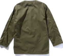 Shirts-The Real McCoy's Ww2 Hbt Pajama Shirt Olive